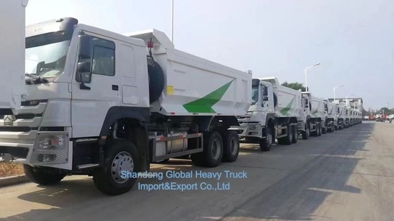 شاحنة شاحنة جديدة ومستخدمة سينو / سينوتروك 6X4 290-400HP شاحنة ديمبر / تيبر شاحنة / شاحنة ديمبر