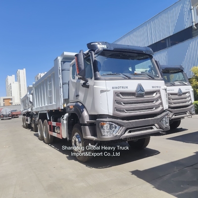 12 عجلة شاحنة الصين 40-60 طن HOWO مستعمل 8X4 371HP 375HP 380HP شاحنة الديزل
