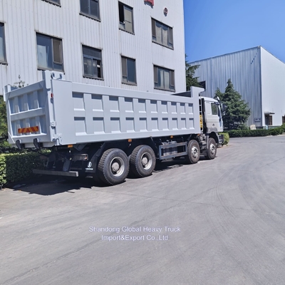 شاحنة ديزل جديدة من طراز Shacman F3000 8*4 بقوة 380 حصان، شاحنة قلابة للتعدين للبيع بـ 12 عجلة و 40 طن