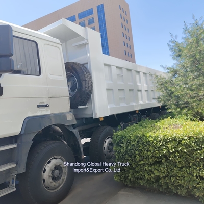 شاحنة ديزل جديدة من طراز Shacman F3000 8*4 بقوة 380 حصان، شاحنة قلابة للتعدين للبيع بـ 12 عجلة و 40 طن