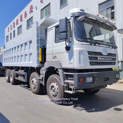 شاكمان 30m3 Largo Box 8X4 12 عجلة شاحنة قمامة ثقيلة 400HP محرك ديزل شاحنة جديدة