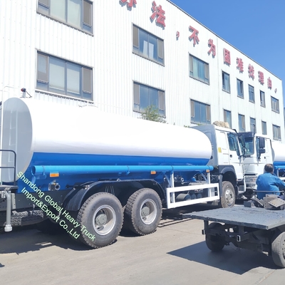 شاحنة صهريج مياه مُجددة HOWO 6*4 400HP، شاحنة رشاش مياه 6*4