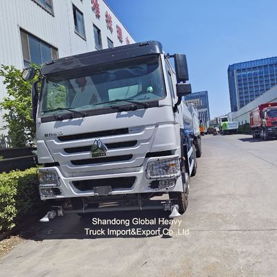 شاحنة ناقلة مياه بسعة 8000 لتر مع خزان من الفولاذ الكربوني ومضخة ذاتية التكرير لصرف الصرف الصحي الحضري