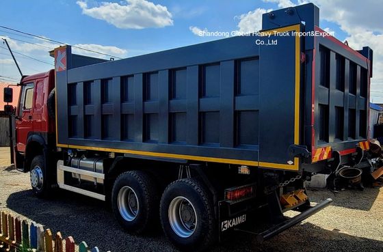 شاحنة قلاب بضائع SINOTRUK HOWO Euro 2 371HP-380HP 8X4 6X4 للخدمة الشاقة