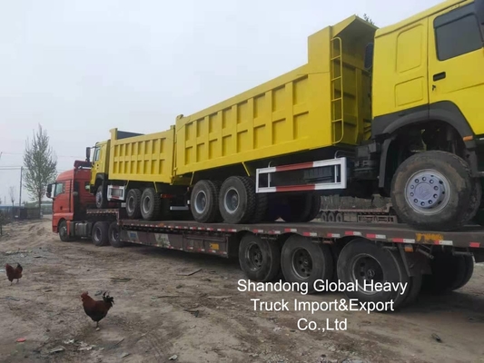 شاكمان مستعمل 8 * 4 12 عجلات F3000 X3000 شاحنة القمامة شاحنات النقل