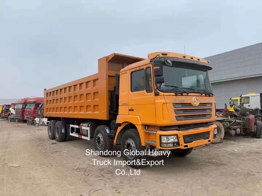 شاكمان مستعمل 8 * 4 12 عجلات F3000 X3000 شاحنة القمامة شاحنات النقل