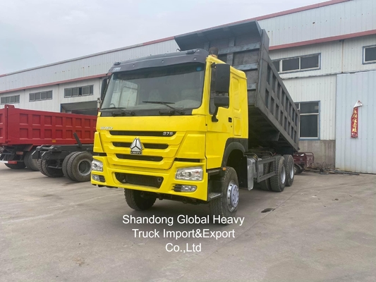 شاحنة قلابة HOWO مستعملة 8X4 /6X4 شاحنة قلابة Sinotruk 10 عجلات 50 طن شاحنة قلابة مستعملة