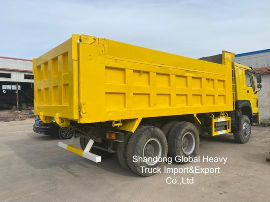 شاحنة قلابة تفريغ ثقيل مستعملة من طراز Sinotruk HOWO 6X4/8X4 A7/T7 بعجلات 10/12، قوة محرك 371 حصان/380 حصان، سعة 18-25 متر مكعب
