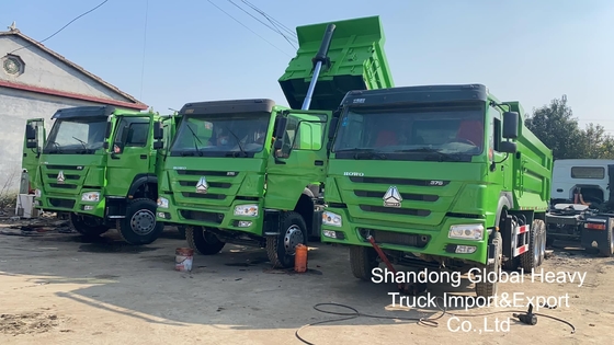 شاحنة قلاب سينوتراك هوو 6X4/8X4 A7/T7 مستعملة، 10/12 عجلة، 371 حصان، 18-25 متر مكعب، للخدمة الشاقة