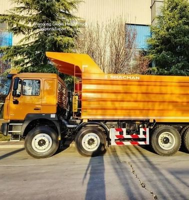 شاكمان F3000 8x4 شاحنة قمامة بمحرك 420 حصان ومقعد تعليق هوائي لمشاريع التعدين في موزمبيق