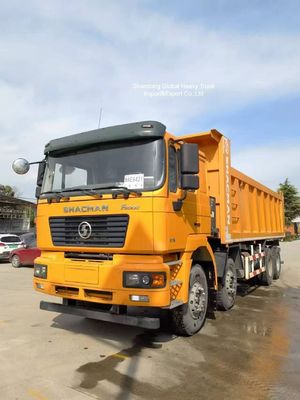 شاكمان F3000 8x4 شاحنة قمامة بمحرك 420 حصان ومقعد تعليق هوائي لمشاريع التعدين في موزمبيق