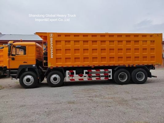 شاكمان F3000 8x4 شاحنة قمامة بمحرك 420 حصان ومقعد تعليق هوائي لمشاريع التعدين في موزمبيق