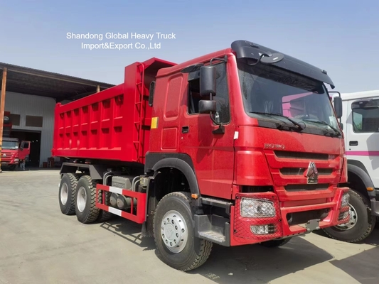 شاحنة قلابة / تفريغ سينوتراك هوو جديدة للخدمة الشاقة 30 طن، 6 × 4، 371 حصان، 380 حصان، 400 حصان، للطرق الوعرة