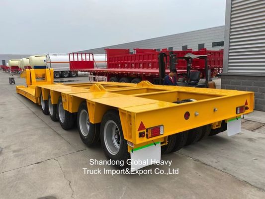 5 Axle 10 Axle 120 Ton Heavy Duty Low Bed Semi Trailer for Heavy Equipment Transport