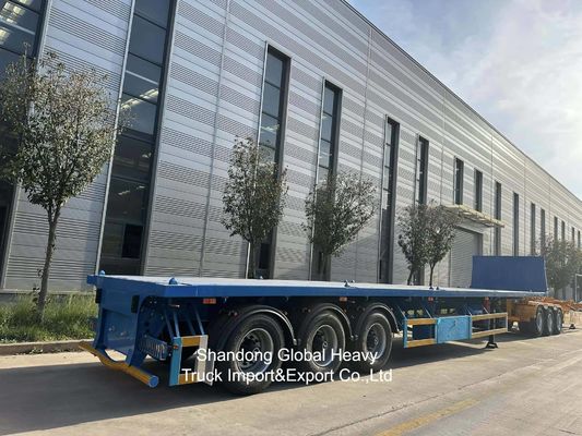 30 Ton 40FT 60 Tons Lowbed Semi Trailer Heavy Duty Lowboy Semi Trailer for Heavy Equipment Transport