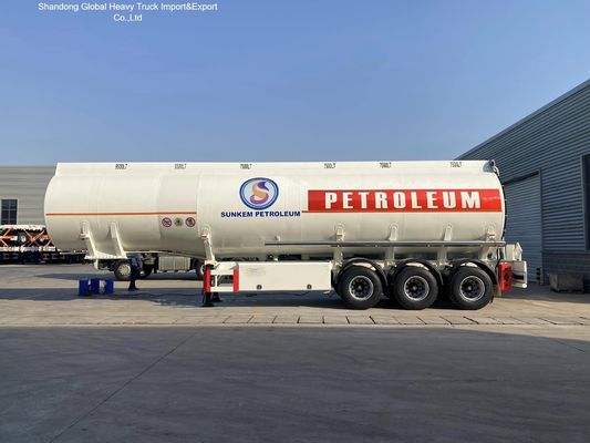 شبه مقطورة صهريج وقود شديدة التحمل بثلاث محاور بسعة 50000 لتر