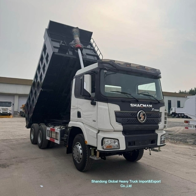 شاحنة شاكمان X3000 6 × 4 جديدة تمامًا مع محرك 380-420 حصان و 30-35 طن من الحمولة المفيدة للبناء الثقيل