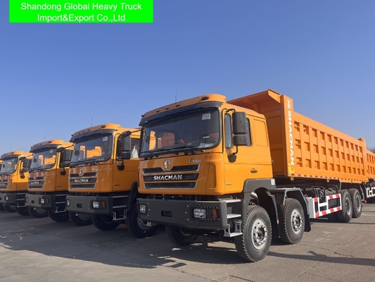 شاكمان F3000 10 عجلات 380HP شاحنة تيبر 30cbm 30طن 6X4 شاحنة قمامة مستعملة