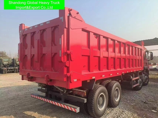 شاحنة قلابة HOWO 371 حصانًا 375 حصانًا 8X4 40 طنًا - 60 طنًا تحميل بحالة ممتازة لأفريقيا