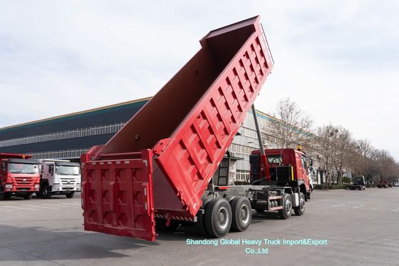 شاحنة قلاب HOWO 8x4 بقوة 400 حصان، قدرة 45 طن، للخدمة الشاقة في التعدين