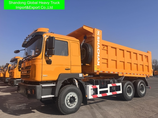 الصين شاكمان F3000 H3000 شاحنة 400HP 20 طن 6x4 10 عجلات شاكمان شاحنة قمامة مستعملة شاحنة تيبر سعر للبيع