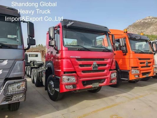 HOWO NX 6 × 4 شاحنة جرار 371HP 420HP محرك الديزل اليورو 2