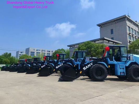 الجرافة الجديدة تمامًا SANY SW955K-S 5.5T ذات الحمولة المقدرة ذات سعة الجرافة 3.0 متر مكعب وقوة 162 كيلو وات