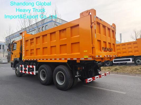 شاكمان F3000 6 × 4 شاحنة قمامة مع 25-30 طن الحمولة المفيدة البناء الثقيل والهيكل الفولاذي عالي القوة