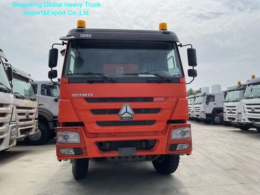 شاحنة قلاب HOWO-7 8x4 للخدمة الشاقة بإطارات 12.00R20 وخزان وقود 400 لتر وصندوق شحن 8600×2300×1500 مم