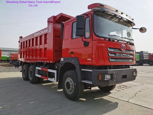 شاكمان F3000 6X4 شاحنة هدر ثقيلة مع خزان الوقود 400L من انبعاثات اليورو 2 ومقصورة F3000 مع سرير