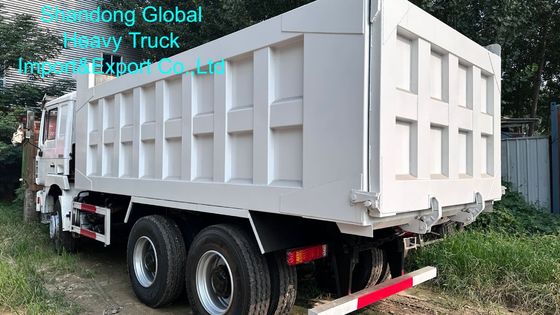 Sinotruk HOWO NX شاحنة هدر ثقيلة مع مقعد التعليق الهوائي يسار / يمين القيادة والتحويل HW19710