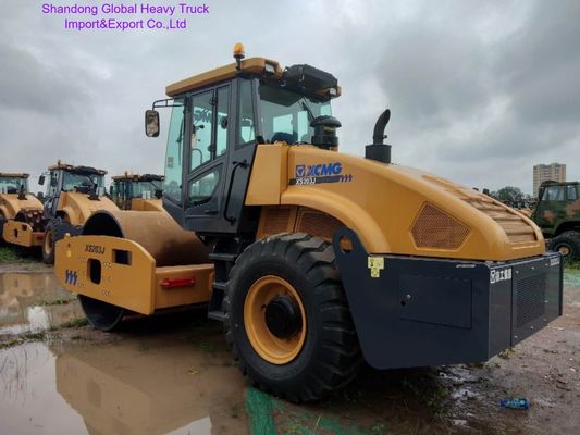 XCMG XS203J 20 طن طبل واحد الدوار الدوار مع 132 كيلوواط محرك للضغط الثقيل