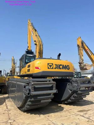 30 Ton Amphibious Excavator with Long Reach Design for River Dredging and Port Construction