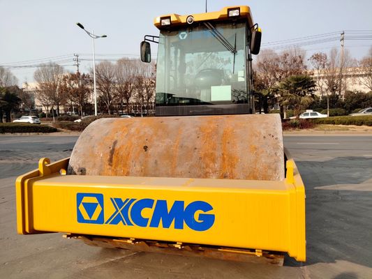 XCMG XS203J 20 طن طبل واحد الدوار الدوار مع 132 كيلوواط محرك للضغط الثقيل
