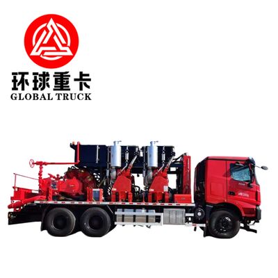 XYLC2500 8 × 6 شاحنة التكسير في حقول النفط مع 2500 حصان و 15000 psi الضغط لاستخراج النفط والغاز غير التقليدي