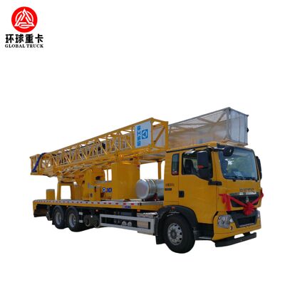 High Performance Bridge Inspection Truck with 20 Meters Working Height 360° Continuous Rotation and 4-Point Hydraulic Outriggers
