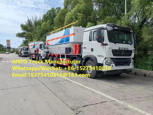 آلة خلط وشحن ANFO المتفجرة في الموقع طراز Erdene Tavan Tolgoi 15T، شاحنة متفجرات ANFO، وحدة تصنيع متفجرات متجانسة متنقلة، MMU