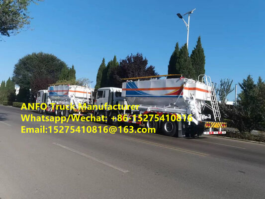 Эрдэнэт Тавантолгой 15T on-site mixing and charging machine ANFO explosive truck Emulsion Blasting mobile explosive Manufacturing Unit Монголын нүүрсний төмрийн уурхайн тэсэлгээний үйлчилгээ MEMU MMU