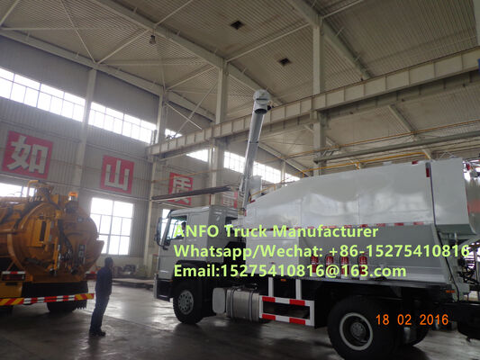 High cost performance HOWO 10/15/20/30T on-site mixing and charging granular ammonium explosive ANFO Truck Emulsion Blasting service Drilling Zambia/Zimbabwe/Tanzania/Ghana/Guinea/Namibia/Guyana
