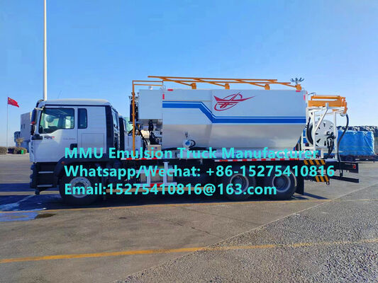 متقدمة وذكية SINOTRUCK HOWO 15/20/25/30 طن خلط وتحميل المستحلبات السائبة ANFO شاحنات المتفجرات المحمولة وحدة تصنيع مغول نيغ جمهورية الكونغو الديمقراطية بيرو غانا زيمبابوي خدمة التفجير في المناجم MMU