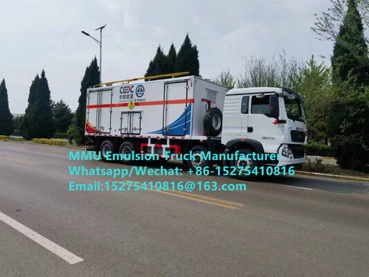 Hot sale Durable HOWO 15T GLOBAL-BCRH-15 on-site mixing and charging emulsion bulk explosive loading truck Mongolia Mining Blast service Kazakhstan Uzbekistan Indonesia Congo DRC GUINEE MMU