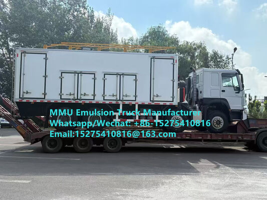 SAFER MORE EFFICIENT  20TON EMULSION-BASED BULK EXPLOSIVES TRUCK VEHICLE FOR WET OR DRY BLASTHOLES MONGOLIA, KAZAKHSTAN, UZBEKISTAN, INDONESIA, CONGO DRC, ZAMBIA, TANZANIA, GUINEA