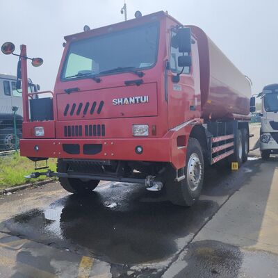 Shantui 6×4 Water Tank Truck with 20T Payload and High-Strength Carbon Steel Tank for Mining Dust Suppression