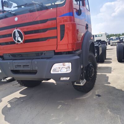 BEIBEN 2642 6 × 4 شاحنة جرار ثقيلة مع محرك 420 حصان ويكاي ومرسيدس-بنز تكنولوجيا الهيكل