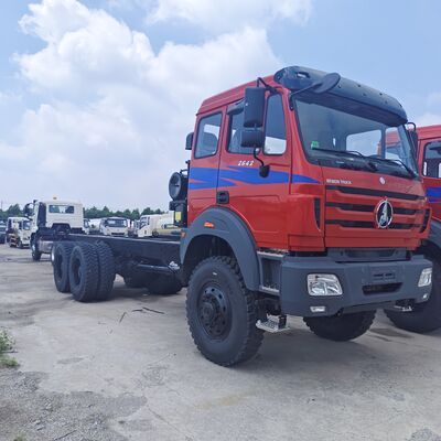 BEIBEN 2638 6 × 4 شاحنة هدم تعدين مع محرك WEICHAI بقوة 380 حصان و 25-35 طن من الحمولة المفيدة للنقل الثقيل