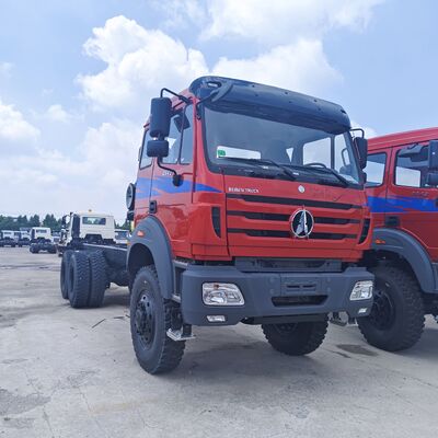 BEIBEN 2642 8 × 4 شاحنة هدر تعدين ثقيلة مع محرك WEICHAI بقوة 420 حصان و 35-45 طن من الحمولة المفيدة للتعدين والمحجر