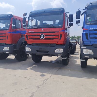 BEIBEN 2638 6 × 6 شاحنة هدر تعدين ثقيلة مع محرك WEICHAI بقوة 380 حصان و 30-35 طن من الحمولة المفيدة للتعدين خارج الطريق