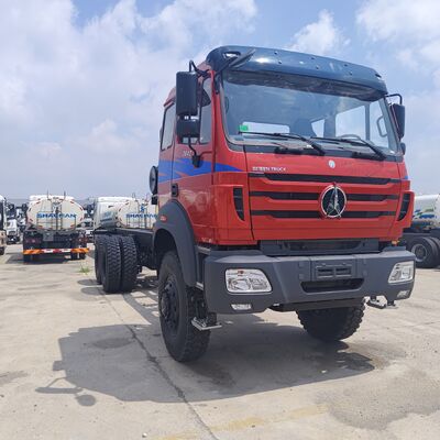 BEIBEN 2638 6 × 6 شاحنة هدر تعدين ثقيلة مع محرك WEICHAI بقوة 380 حصان و 30-35 طن من الحمولة المفيدة للتعدين خارج الطريق