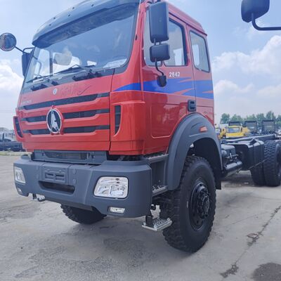 BEIBEN 2648 6 × 4 شاحنة هدر تعدين ثقيلة مع محرك 480HP WEICHAI و 30-40 طن من الحمولة المفيدة لنقل النحاس والكوبالت