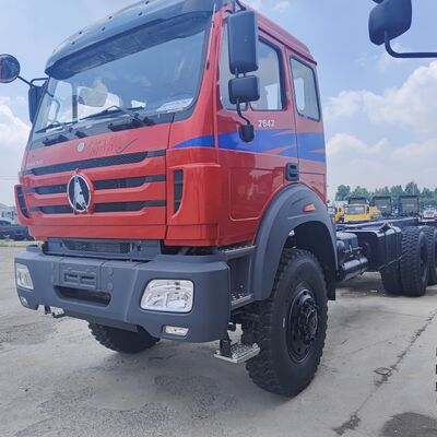 BEIBEN 2642 6 × 6 شاحنة التعدين مع 420HP محرك WEICHAI و 30-40 طن الحمولة المفيدة للتعدين الثقيل